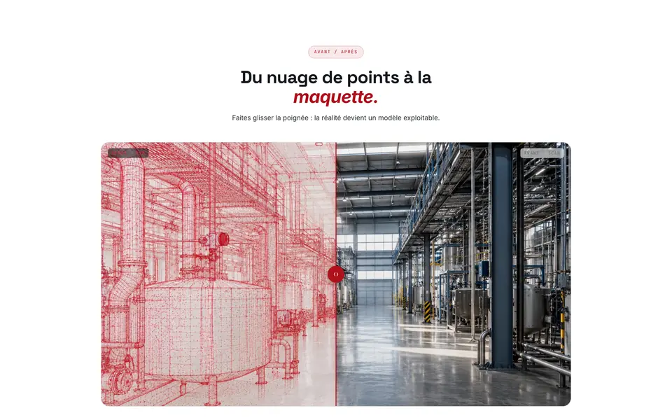 Section du site EFFI Engineering