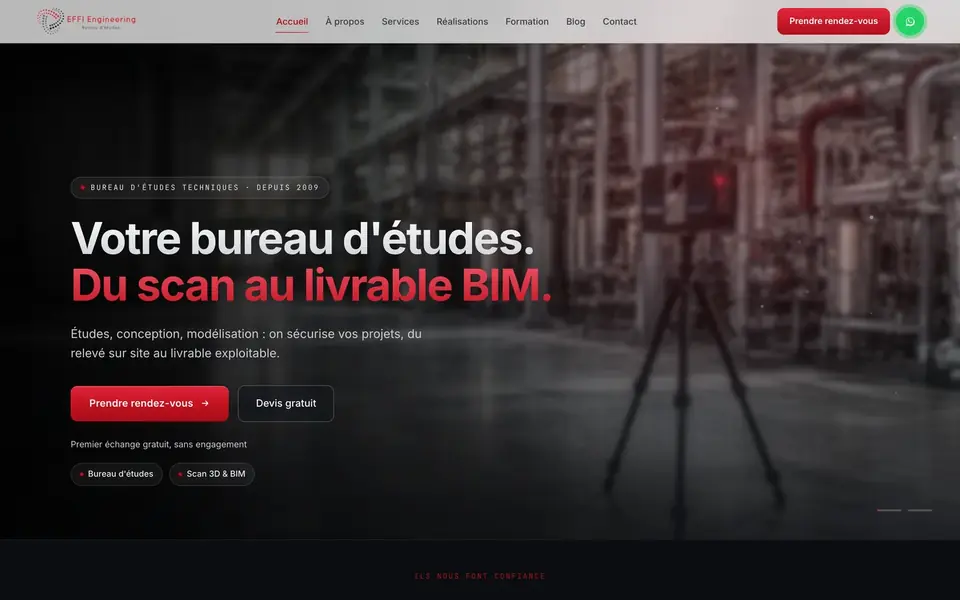 EFFI Engineering website