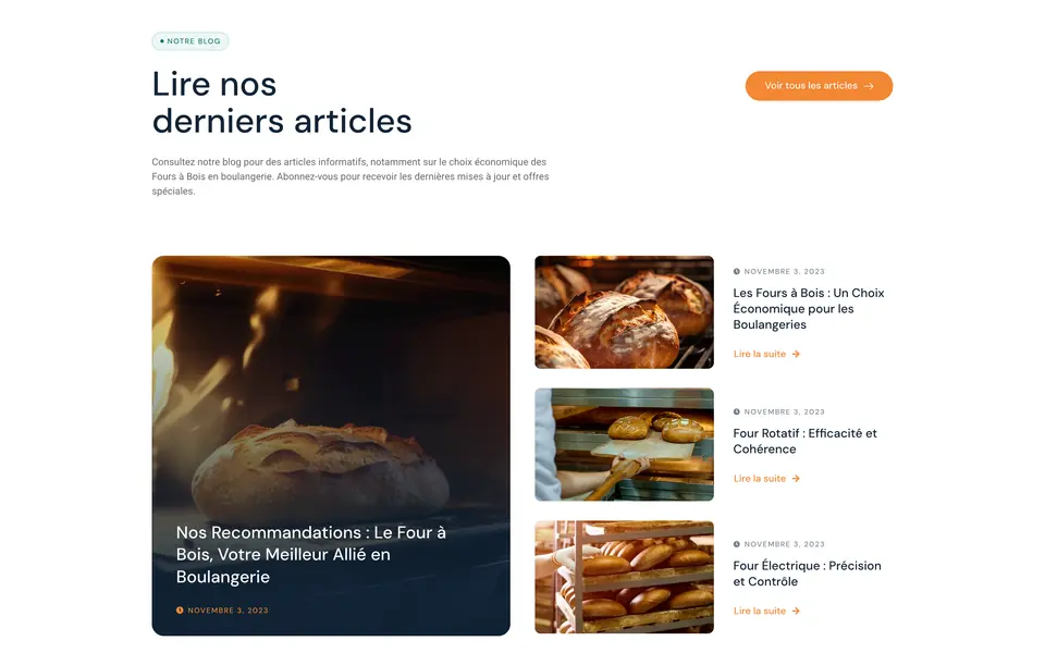 Section du site Four à Pain Européen