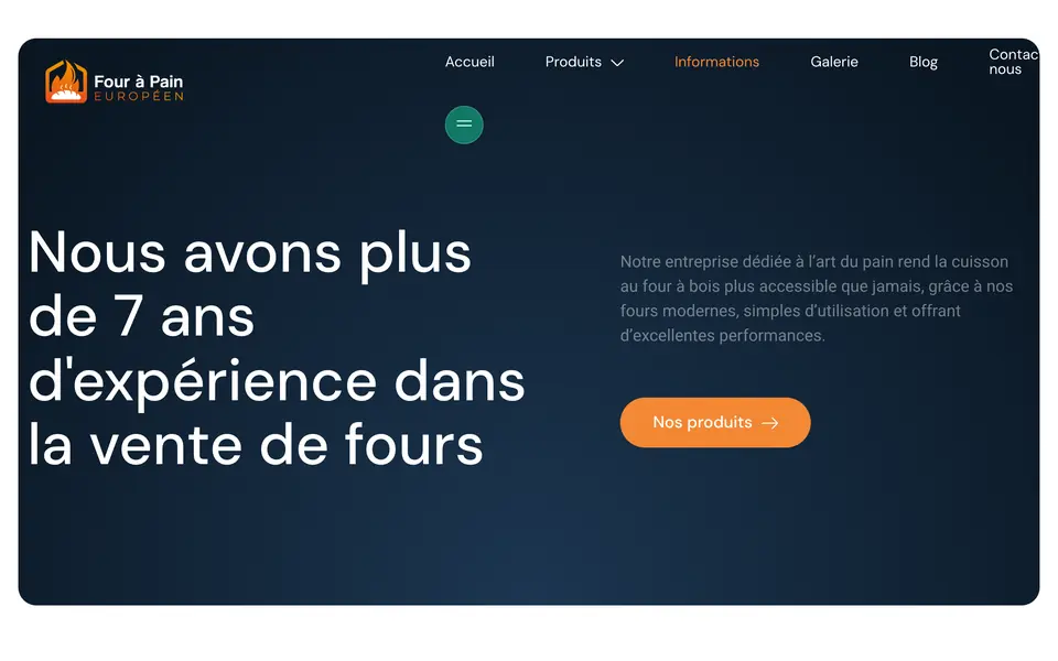 Section du site Four à Pain Européen