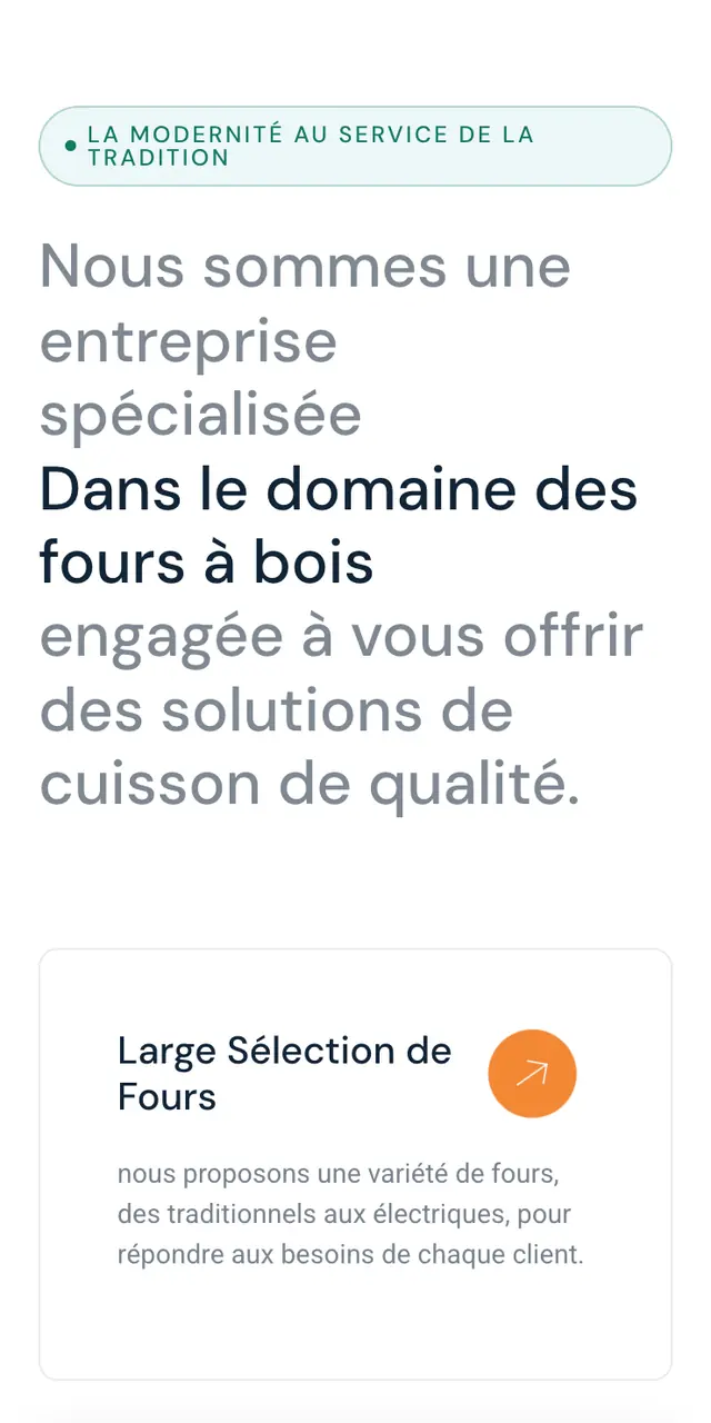 Version mobile du site Four à Pain Européen