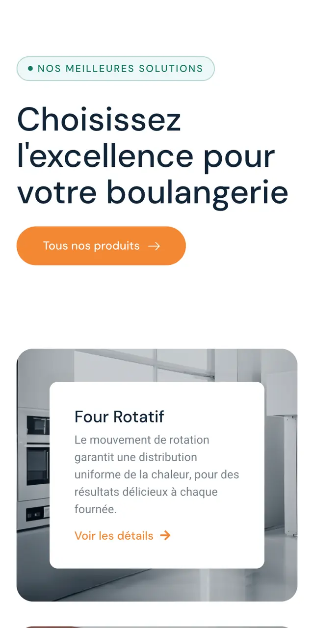 Version mobile du site Four à Pain Européen