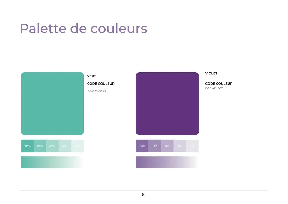 Palette de couleurs Kebchi