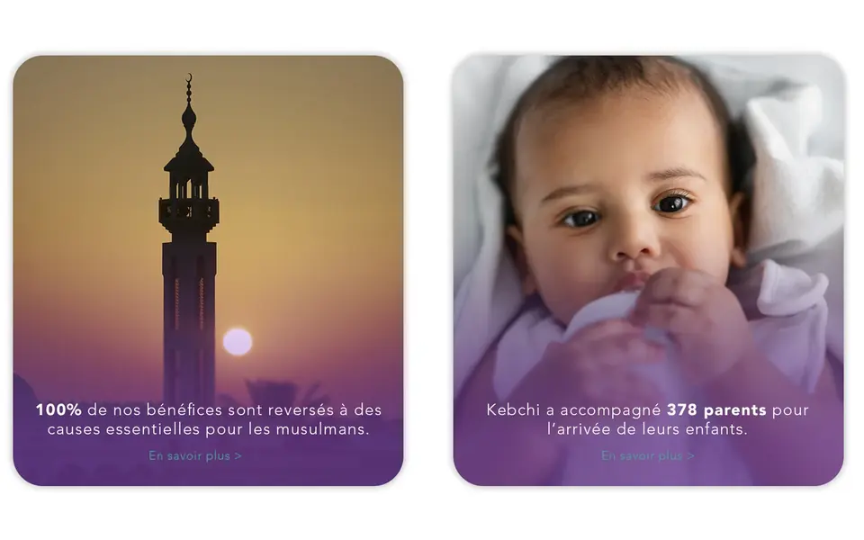 Cartes d’engagement du site Kebchi