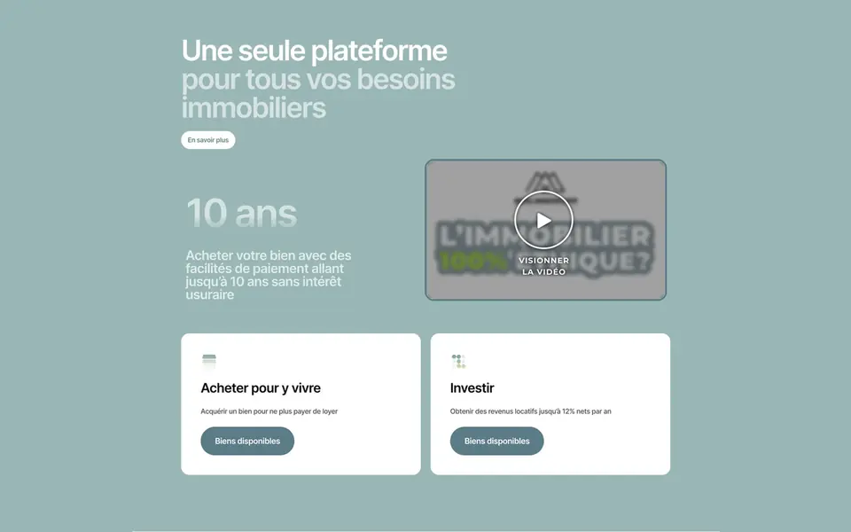 Section du site Muslimmobilier