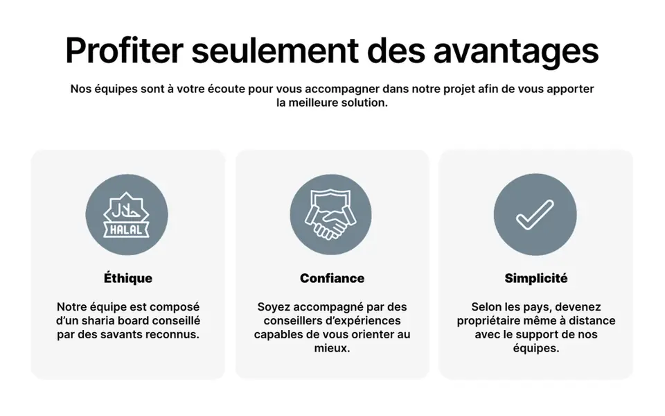 Section du site Muslimmobilier