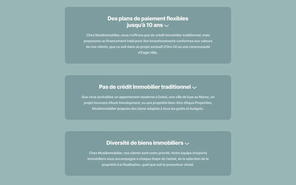 Section du site Muslimmobilier