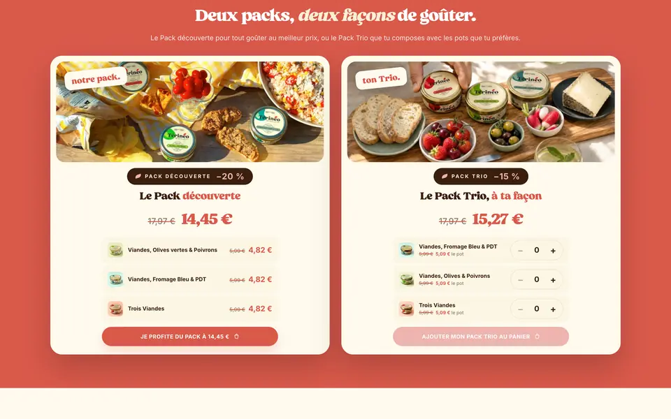Section du site Térinéo