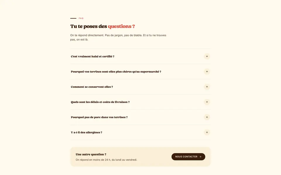 Section du site Térinéo